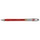 Pilot G105 Gel Ink Pen Ergonomic Grips 0.5mm Tip 0.3mm Line Red Ref BLG10502 [Pack 12]