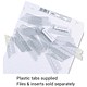 Emgee Leverless Arch Binder PVC 2 Ring Size 40mm Blue A4 Ref 520291 [Pack 5]