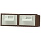 Bisley Card Index Cabinet 2 Drawer for 127x76mm Cards 384x403x133mm Brown and Cream Ref FCB23-0506