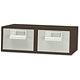 Bisley Card Index Cabinet 2 Drawer for 152x102mm Cards 434x403x159mm Brown and Cream Ref FCB24-0506