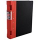 Guildhall GL Ergogrip Binder Polypropylene 4 Prong/2 Ring 55mm Capacity A4 Red Ref 4510 [Pack 2]
