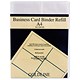 Goldline Card Holder Refill Sheets for De Luxe Business Card Binder A4 Ref GBC9-R [Pack 5]