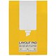 Goldline Layout Pad Bank Paper 50gsm 80 Pages A2 Ref GPL1A2