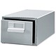 Bisley Card Index Cabinet 1 Drawer for 203x127mm Cards 271x403x206mm Grey Ref FCB15-73