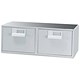 Bisley Card Index Cabinet 2 Drawer for 203x127mm Cards 542x403x206mm Grey Ref FCB25-73