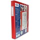 Bantex Ring Binder PVC 4 O-Ring Size 30mm A3 Portrait Red Ref 126709 [Pack 5]