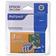 Epson Inkjet Cartridge MultiPack Black Cyan Magenta Ref C13T048C40