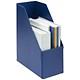 Bantex Concept Magazine Rack File Plastic Jumbo 110mm Blue A4 Ref 401301 [Pack 5]