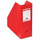 Bantex Concept Magazine Rack File Plastic Jumbo 110mm Red A4 Ref 401309 [Pack 5]