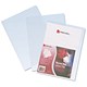 Rexel Nyrex 80 Letter File Folder Cut Flush Embossed A4 Clear Ref 12275 [Pack 5]