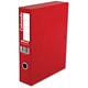 Eastlight Colorado Box File with Lock Spring 70mm Spine Foolscap Red Ref 30418 [Pack 5]