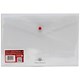 Snopake Polyfile Classic Wallet File Polypropylene Foolscap Clear Ref 11154 [Pack 5]