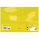 Snopake Polyfile Classic Wallet File Polypropylene Foolscap Yellow Ref 11153 [Pack 5]