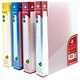 Snopake Superline Ring Binder Polypropylene 2 O-Ring 25mm Size A4 Assorted Ref 10184 [Pack 10]