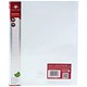 Snopake Electra Clamp Binder Polypropylene for 100 Sheets 80gsm A4 Clear Ref 12772 [Pack 10]