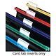 Snopake HangGlider Card Inserts for Suspension File Tabs Assorted Ref 10277
