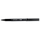 Uni-ball UB155 Micro Deluxe Rollerball Pen Ultra Fine 0.5mm Tip 0.2mm Line Black Ref UB155BLK [Pack 12]
