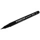 Staedtler Lumocolor Permanent Pen Superfine 0.4mm Line Black Ref 313-9 [Pack 10]