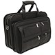 Masters Leather Business Bag with Padded Laptop Section W430xD190xH300mm Black Ref 5026