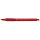 Bic SoftFeel Clic Pen Retractable Rubberised Barrel 1.0mm Tip 0.3mm Line Red Ref 837399 [Pack 12]