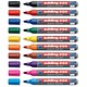 Edding 250 Drywipe Marker Bullet Tip 1.5-3mm Line Assorted Ref 250/4S [Pack 10]