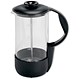 Emsa Neo Cafetiere Glass Heat-resistant and Stainless Steel 8 Cup Black Trim Ref 1225089700