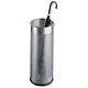 Smead Umbrella Stand Tubular Metal Perforated 28.5 Litres Silver Ref A2900-02618