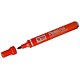 Pentel N50 Permanent Marker Bullet Tip 1.5-2mm Line Red Ref N50-B [Pack 12]