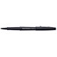 Paper Mate Fine Line Marker Nylon 1.1mm Tip 0.8mm Line Black Ref S0190972 [Pack 12]
