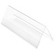 Deflecto Seminar Sign Holder Tent-shaped A4 Clear Ref 48601