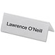 Deflecto Seminar Sign Holder Tent-shaped A5 Clear Ref 48701