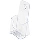 Deflecto Standard Literature Holder Rigid 1/3xA4 Clear Ref 77501