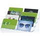 Deflecto Business Card Holder Desktop 8 Pockets Clear Ref 70801