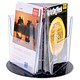 Deflecto Revolving Leaflet Holder Carousel 3 x A4 Pockets Clear Ref 76701