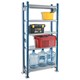 Trexus Top-Rax Shelving Bay 5 Shelf Storage Unit W986xD343xH2000mm Blue and Grey