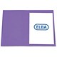 Elba Bright Folder Square Cut Recycled Heavyweight 290gsm Foolscap Purple Ref 26711 [Pack 25]