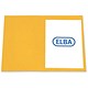 Elba Bright Folder Square Cut Recycled Heavyweight 290gsm Foolscap Yellow Ref 26719 [Pack 25]