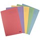 Elba Bright Folder Square Cut Recycled Heavyweight 290gsm Foolscap Assorted Ref 26710 [Pack 25]