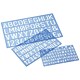 Helix Stencil Pack of Letters Numbers and Symbols 10mm 20mm 30mm Ref H90100