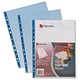 Rexel Nyrex Pocket Reinforced Blue Strip Top-opening Foolscap Clear Ref 12243 [Pack of 25]