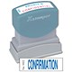 Xstamper Word Stamp Pre-inked Reinkable - Confirmation - W42xD13mm Ref X1022