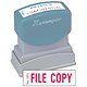 Xstamper Word Stamp Pre-inked Reinkable - File Copy - W42xD13mm Ref X1071