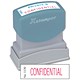 Xstamper Word Stamp Pre-inked Reinkable - Confidential - W42xD13mm Ref X1130