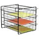 Hago Universal Desk System for 3 Folio or Beanstalk Trays W300xD370xH315mm Black Ref 985002