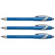 Paper Mate Flexgrip Gel Rollerball Pen Antimicrobial Barrel Tip 0.7mm Blue Ref S0686030 [Pack 12]