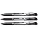Pentel Energel Xm Rollerball Pen Fine Metal 0.7mm Tip Black Ref BL57-A [Pack 12]