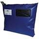 Versapak Mailing Pouch Gusseted Bulk Volume Sealable with Window PVC 380x340x76mm Blue Ref CG2 BL