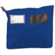 Versapak Mailing Pouch Gusseted Bulk Volume Sealable with Window PVC 470x335x75mm Blue Ref CG3 BL