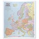 Map Marketing Europa Political Map Unframed 64 Miles to 1 inch Scale 990x1010mm Ref WEURP