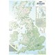 Map Marketing British Isles Motoring Map Unframed 12.5 Miles to 1 inch Scale W830xH1200mm Ref BIM